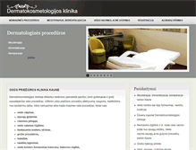 Tablet Screenshot of dklinika.lt